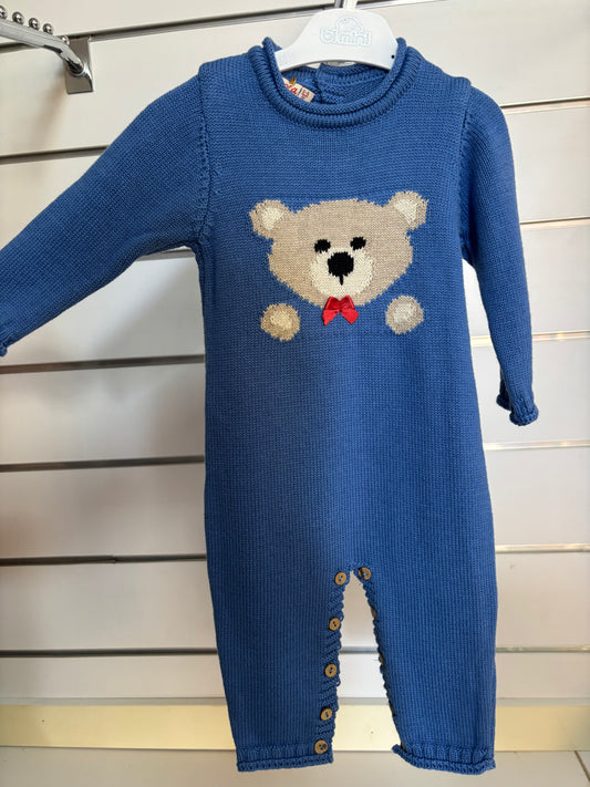 Grenouillère Nounours Bleue